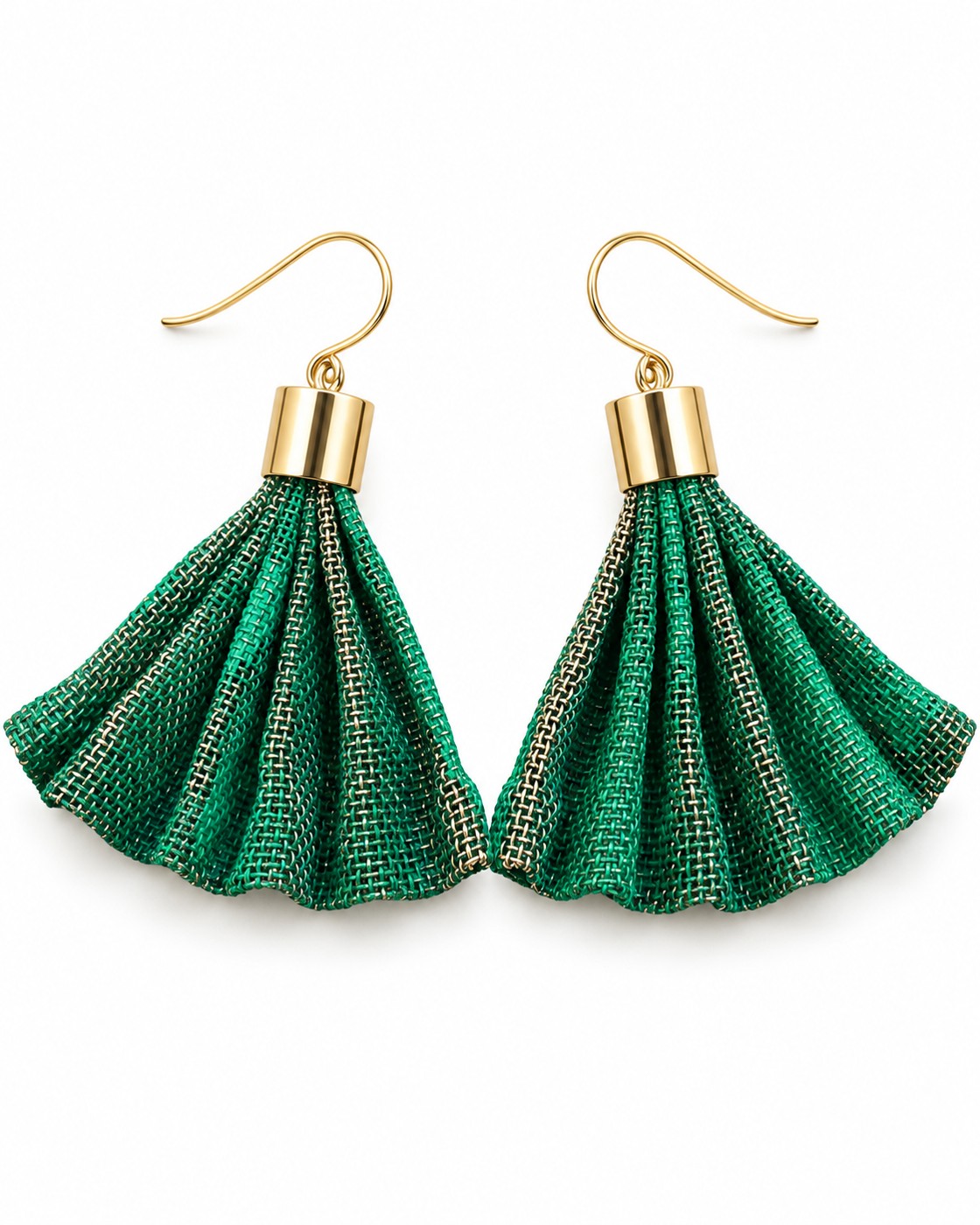 Green earrings - שושנה תכשיטים