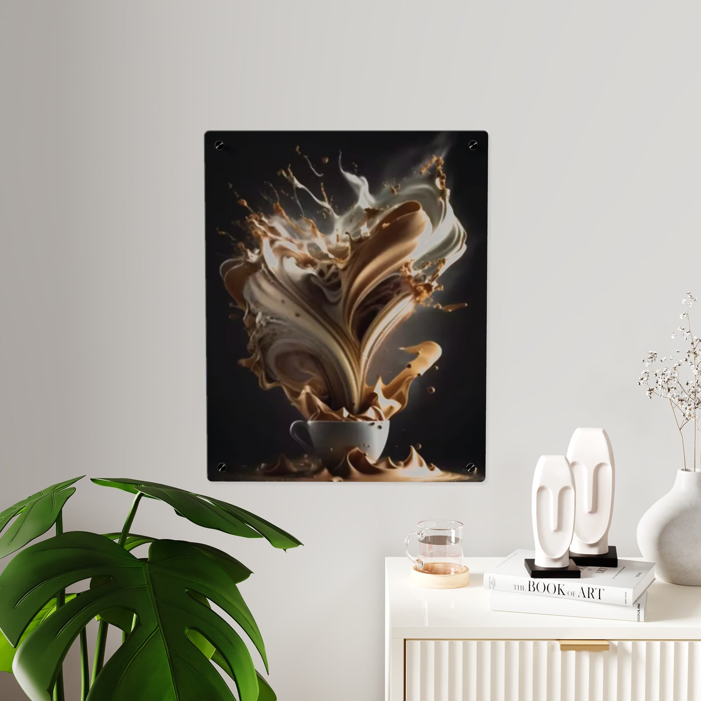 Stylish Acrylic Wall Art Panels | Modern Home Decor, Coffee Lover Art