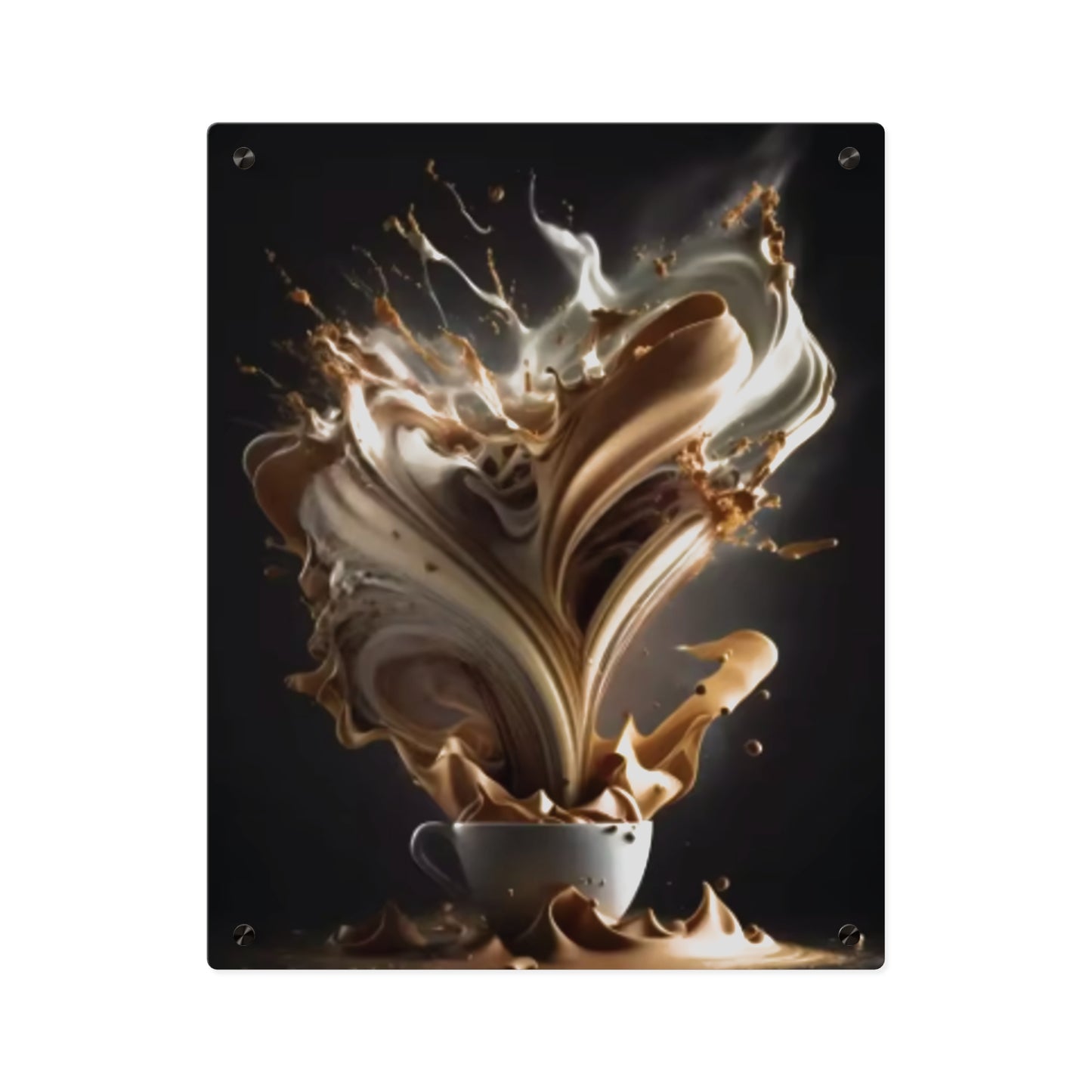 Stylish Acrylic Wall Art Panels | Modern Home Decor, Coffee Lover Art