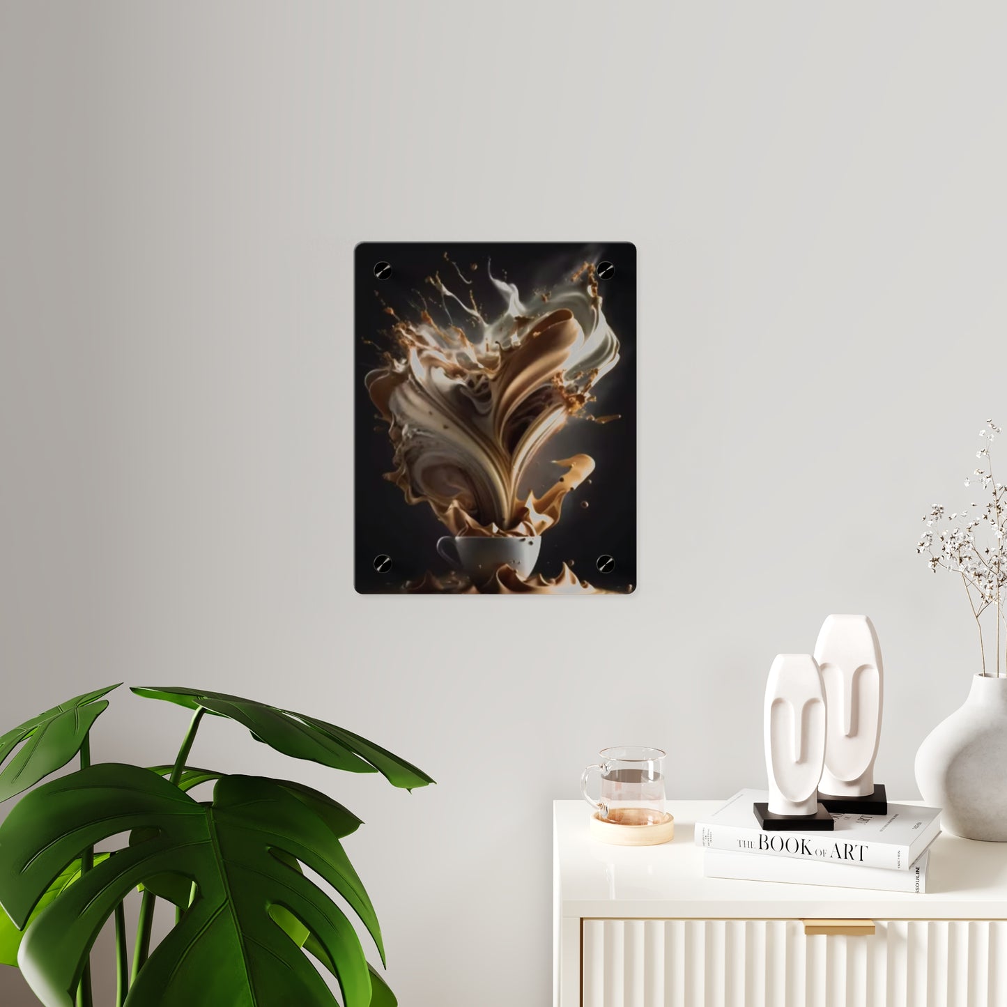 Stylish Acrylic Wall Art Panels | Modern Home Decor, Coffee Lover Art