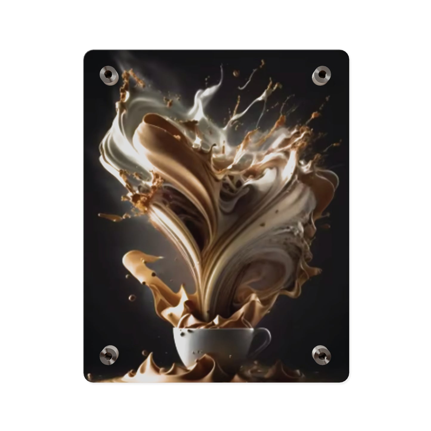 Stylish Acrylic Wall Art Panels | Modern Home Decor, Coffee Lover Art