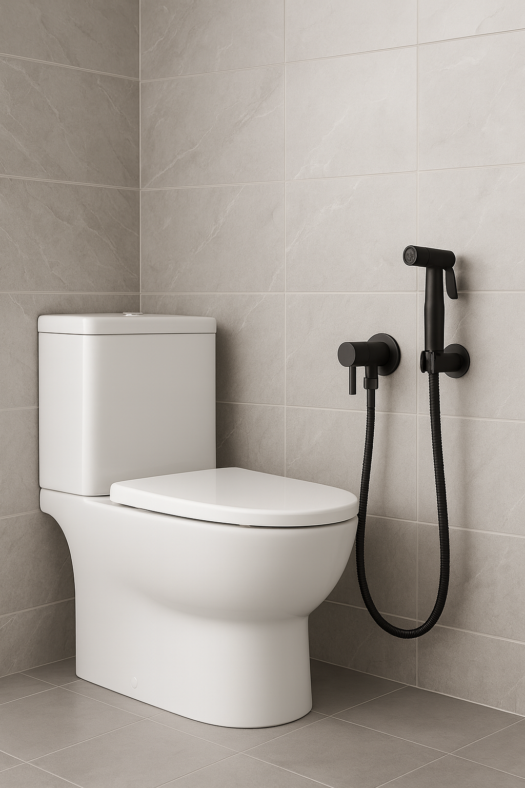 Handheld Toilet Bidet Sprayer | Stainless Steel with Brass Valve