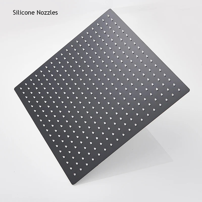 16 Inch Luxury Ultrathin Rainfall Shower Head – Stainless Steel Chrome/Nickel