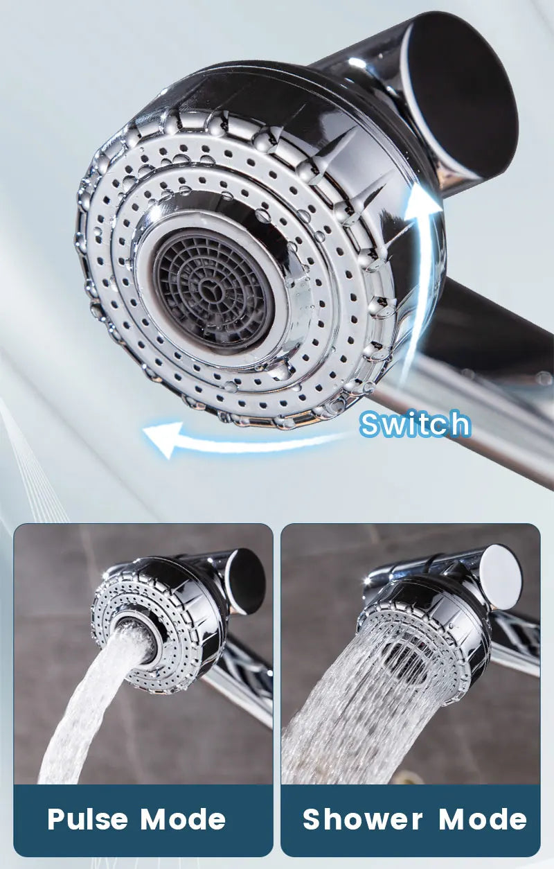 Stainless Steel 1080° Swivel Faucet | Kitchen & Bathroom Mixer Tap