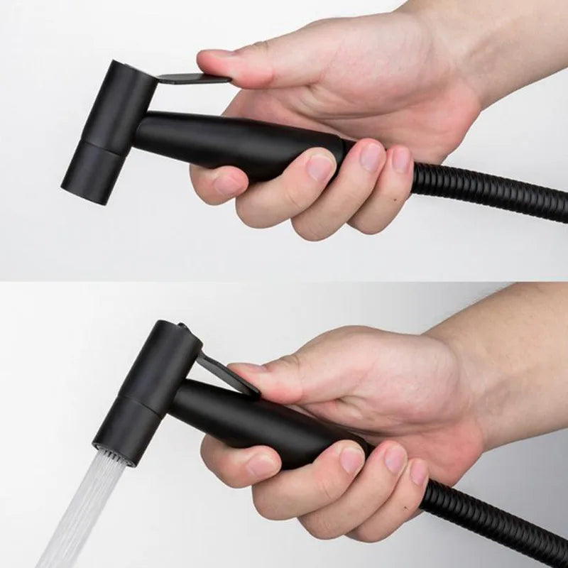 Handheld Toilet Bidet Sprayer | Stainless Steel with Brass Valve