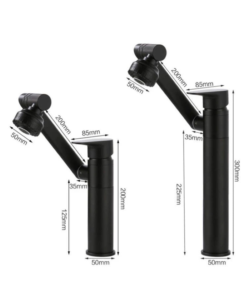 Stainless Steel 1080° Swivel Faucet | Kitchen & Bathroom Mixer Tap