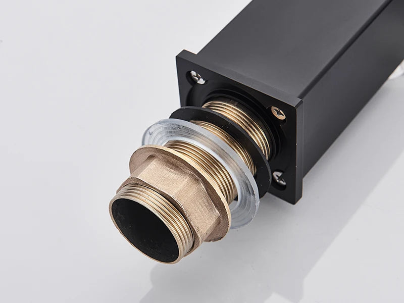 Matte Black Basin Faucet | Single Lever Waterfall Mixer Tap