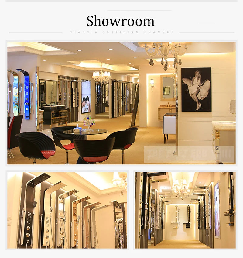 Senlesen Luxury Gold Waterfall Basin Faucet – Dual Crystal Handles, Brass Widespread Deck-Mounted Mixer