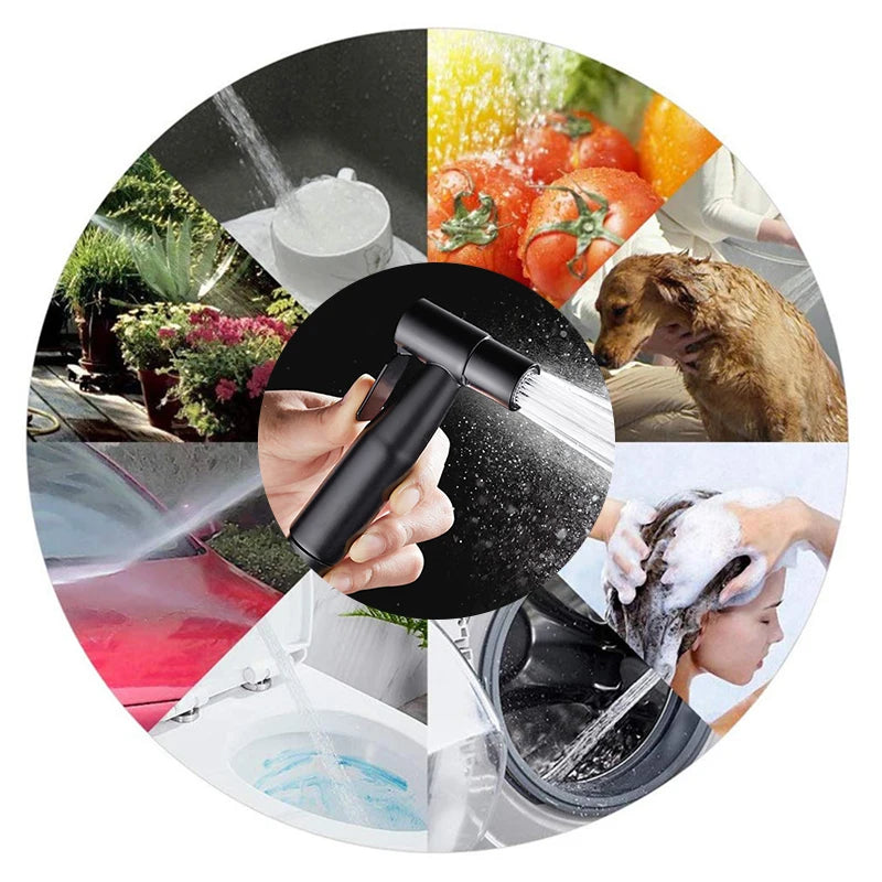 Handheld Toilet Bidet Sprayer | Stainless Steel with Brass Valve