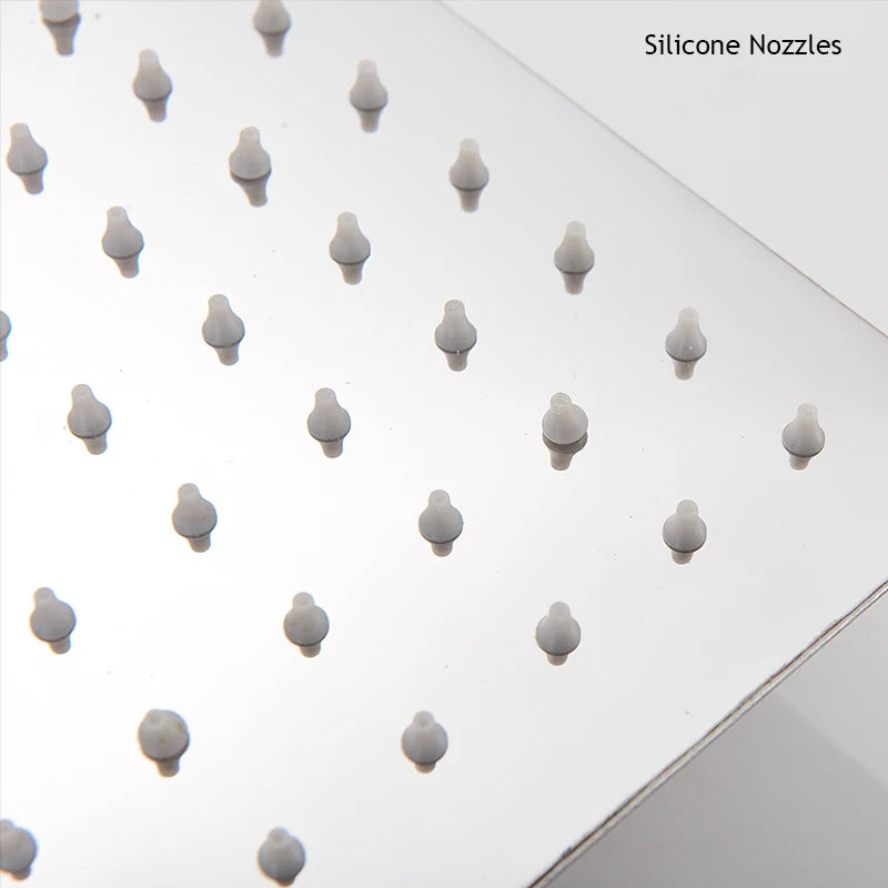 16 Inch Luxury Ultrathin Rainfall Shower Head – Stainless Steel Chrome/Nickel