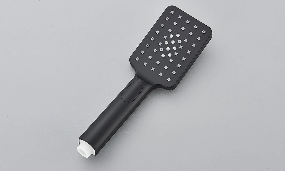 Black Digital Display Thermostatic Shower Faucet – 4-Way Rainfall Mixer Tap with Shelf & Bidet Faucets