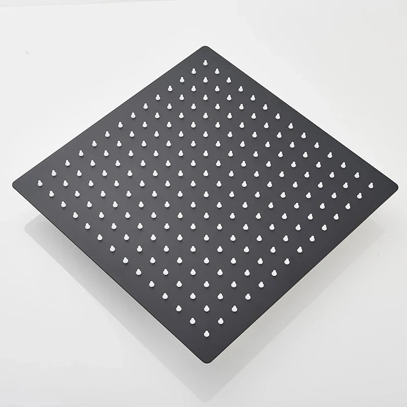 16 Inch Luxury Ultrathin Rainfall Shower Head – Stainless Steel Chrome/Nickel