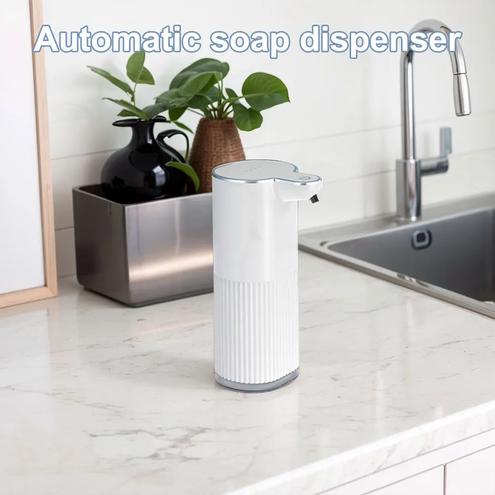 Automatic Wall-Mounted Soap Dispenser – USB Rechargeable Touchless Sensor with Adjustable Foam & Liquid Output (360 ml)