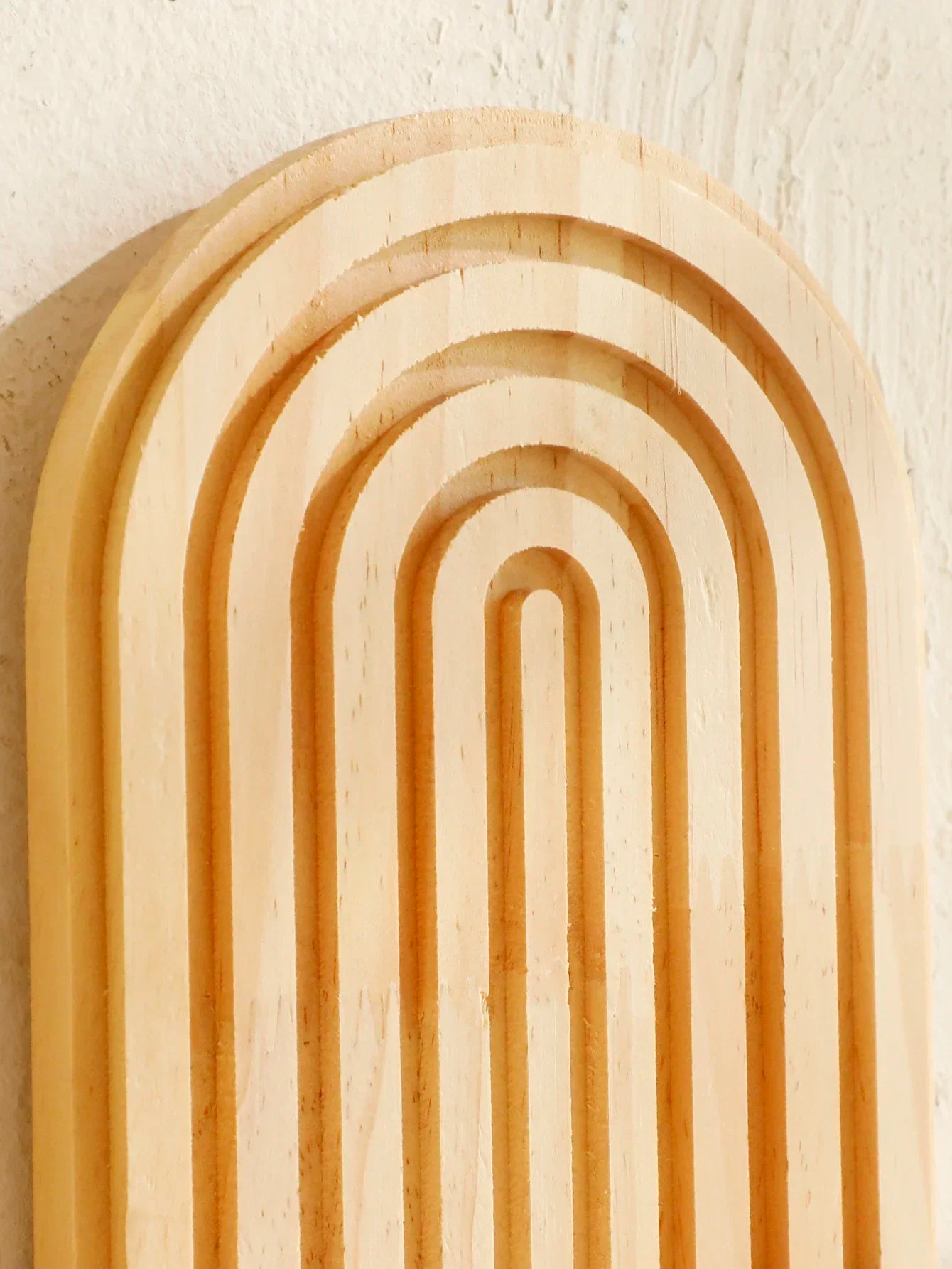 Wooden Wall Mounted Storage Rack – Boho Style Display Shelves for Modern Home Decor