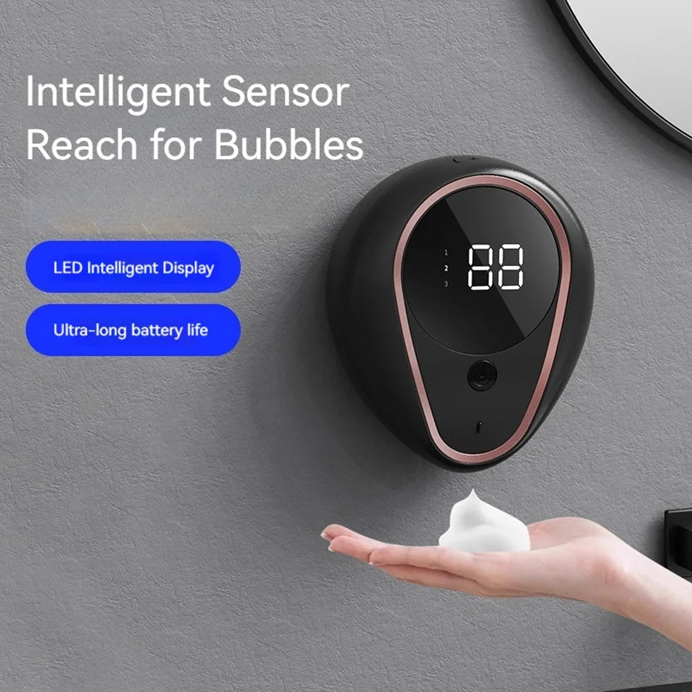 Automatic Foam Soap Dispenser – Wall-Mounted Touchless Hand Sanitizer Machine for Bathroom & Kitchen