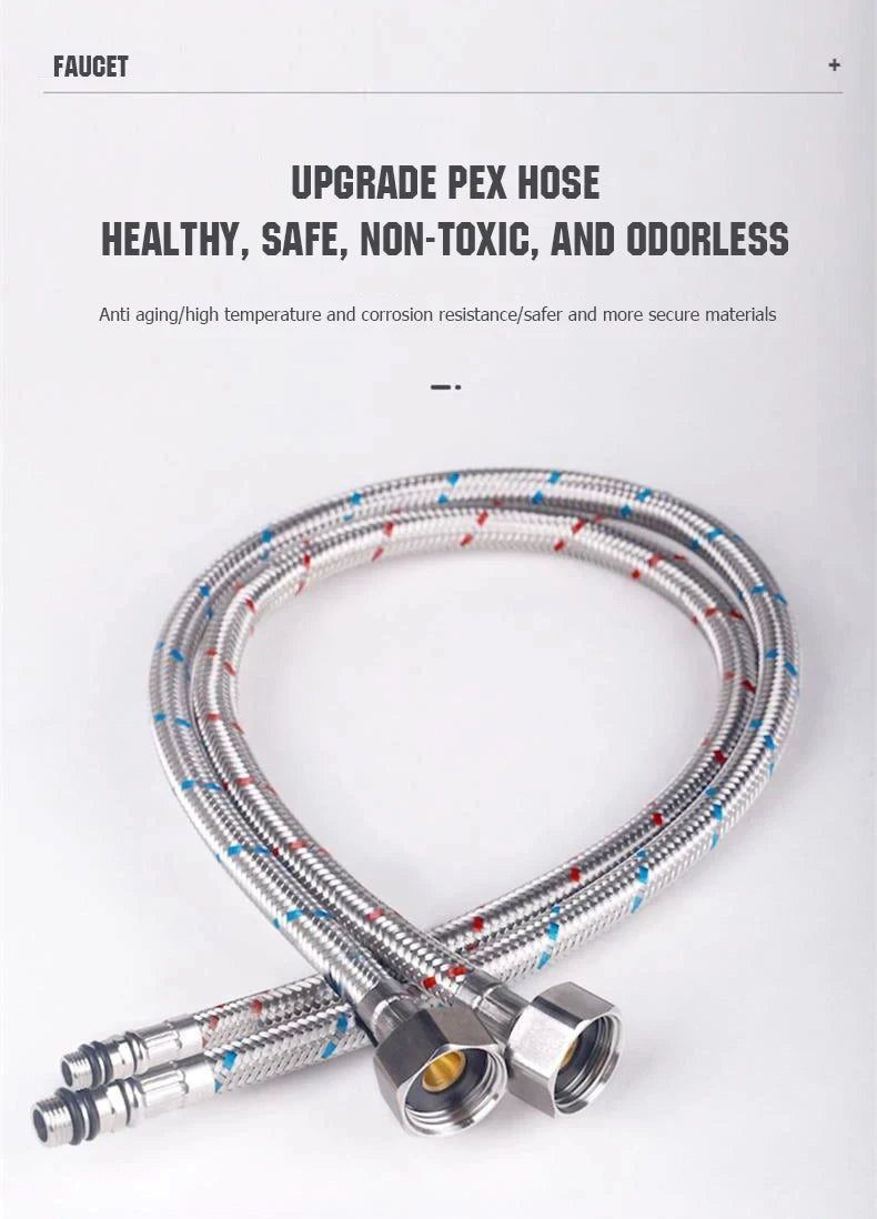 Bathroom Sink Faucet – Brass Single Handle Deck-Mounted Hot & Cold Mixer Tap