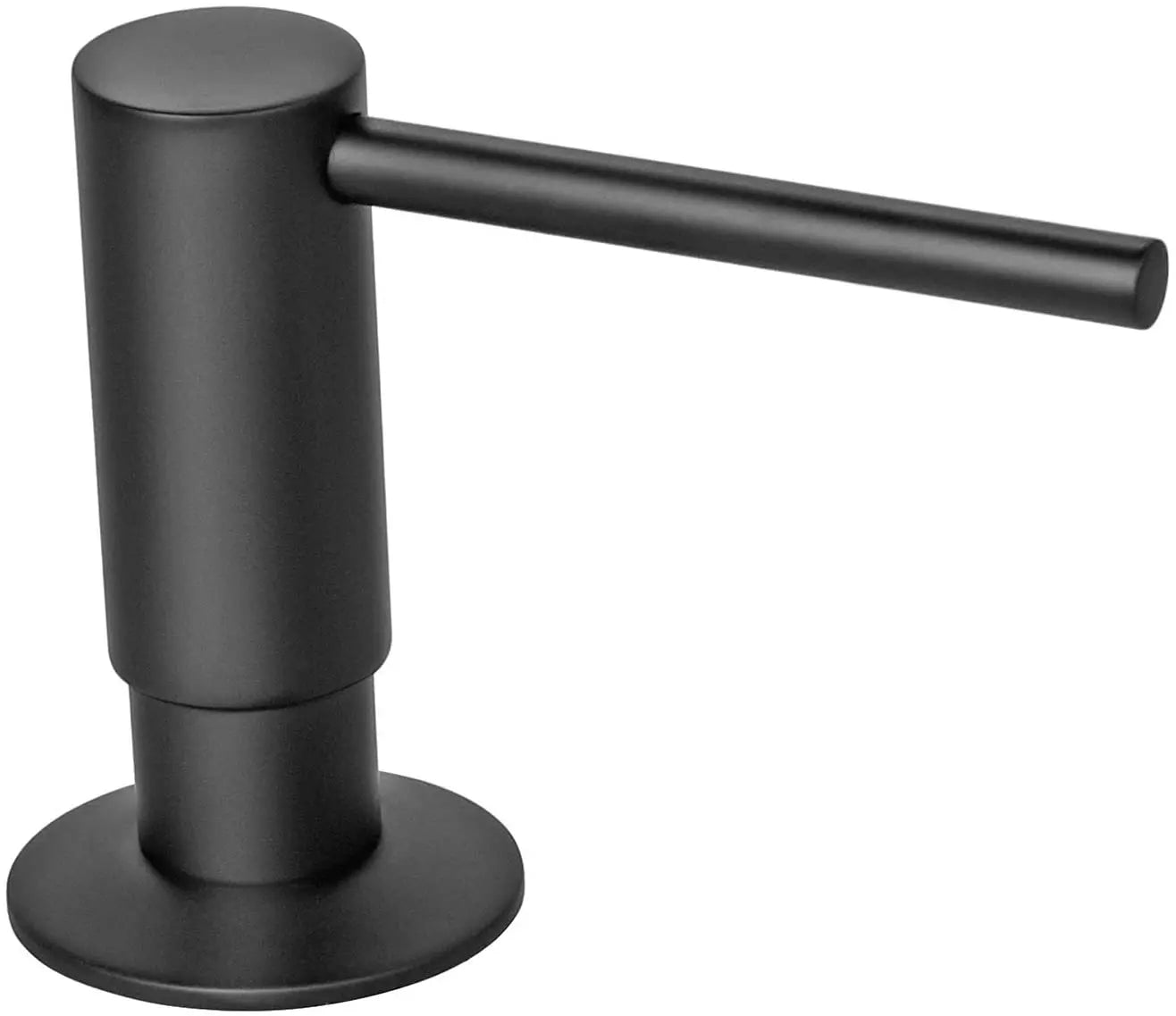 Samodra Black Built-In Soap Dispenser | Brass Pump & 500ml Bottle